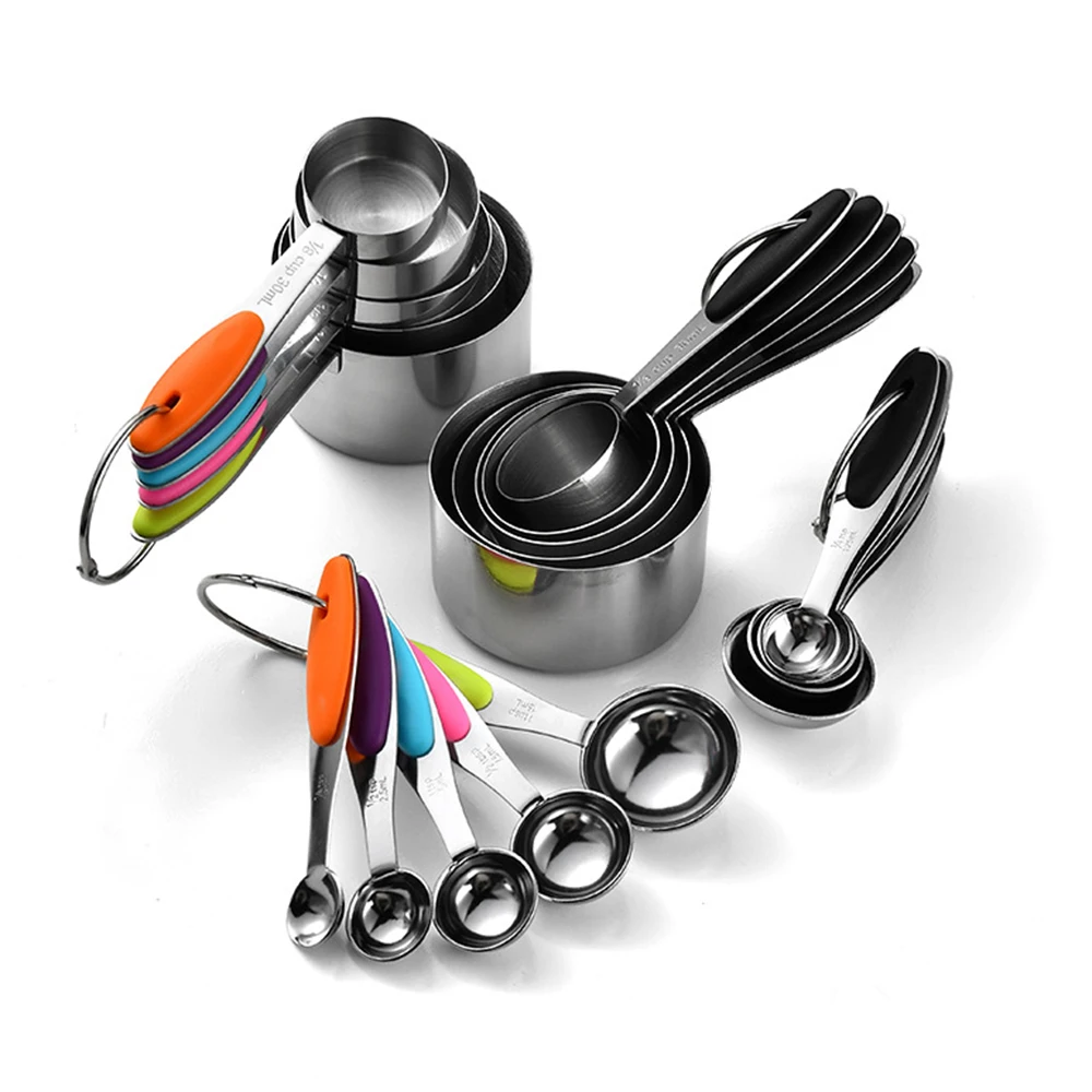 Kitchen Gadgets Products - 5/10Pcs Stainless Steel Measuring Cups And