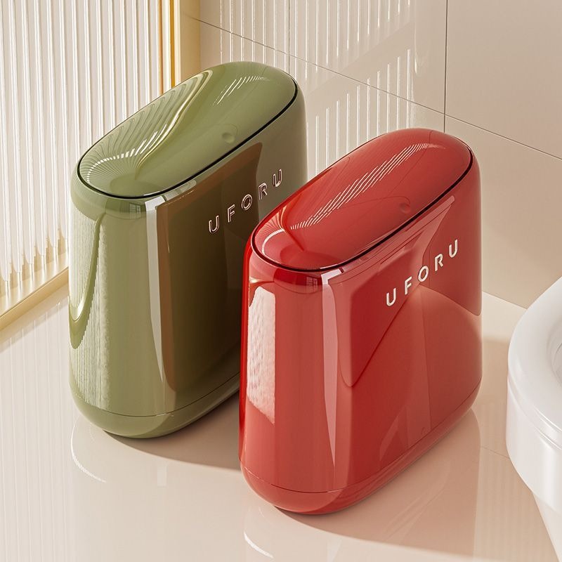Kitchen Gadgets Luxury - Bathroom Narrow Trash Can Plastic Press