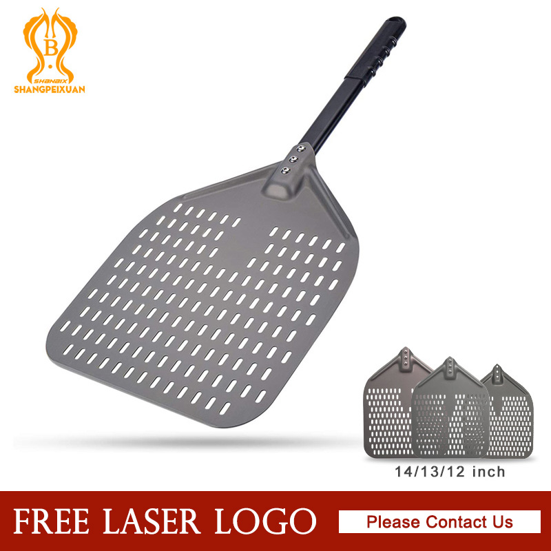 Pizza Stone Baking - SHANGPEIXUAN 16/14/13/12 Inch Perforated Pizza Peel