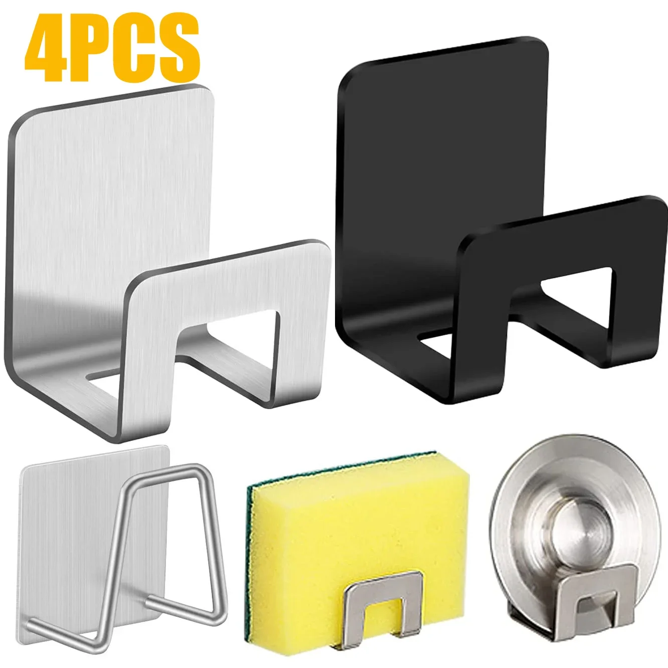 Kitchen Gadgets Dropshipping - Kitchen Stainless Steel Sponges Racks Self