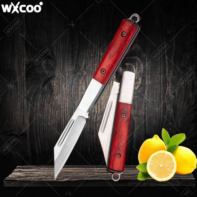 Kitchen Gadgets Products - Stainless Steel Pocket Knife Rosewood Handle