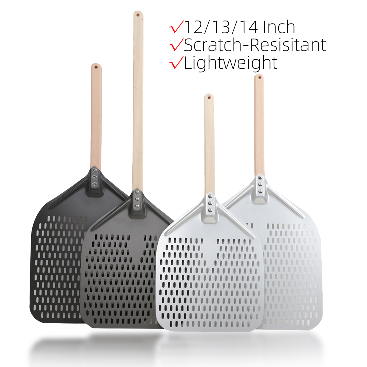 Pizza Stone Baking - 12 14 Inch Big Pizza Peel