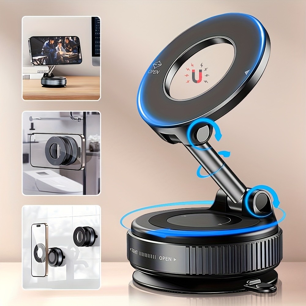 Kitchen Gadgets Dropshipping - Suction Cup Magnetic Phone Holder Vacuum
