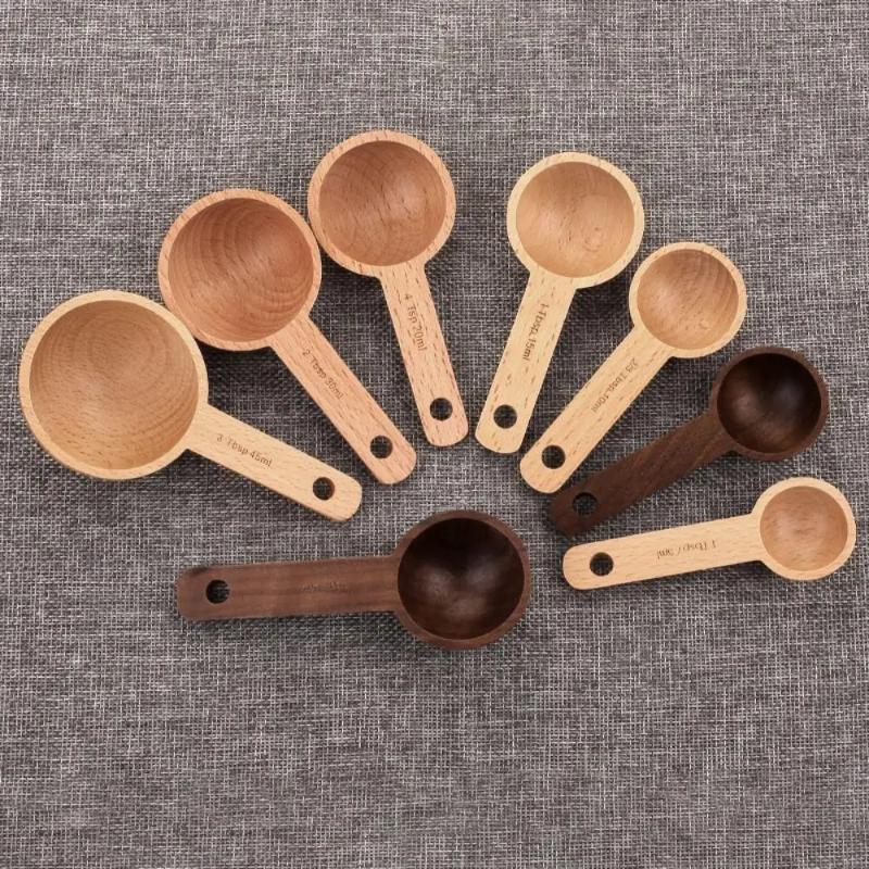 Wooden Measuring Spoon 7.5-45M - Kitchen Gadgets Gift 评论和价格