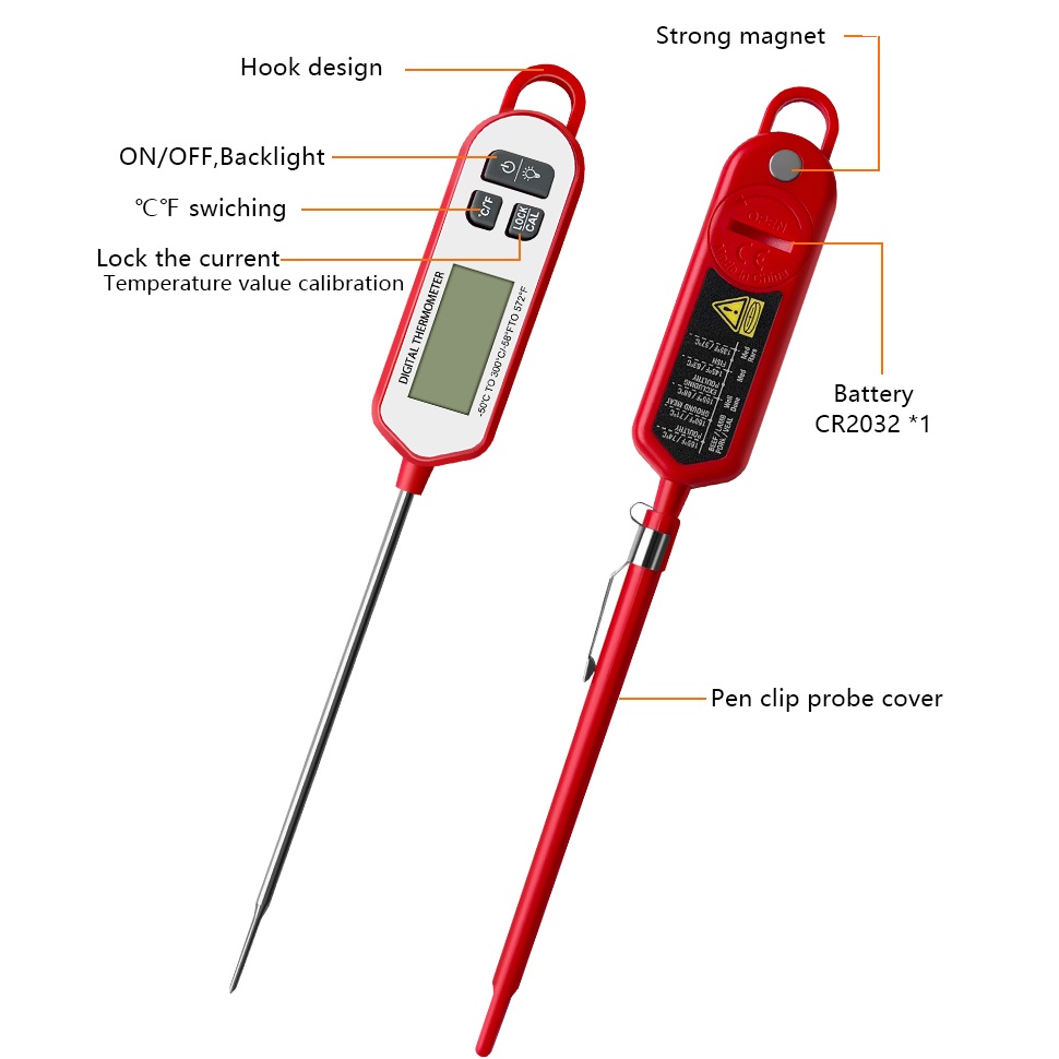 Digital Meat Thermometer  Inst - Instant Read Thermometer 评论和价格