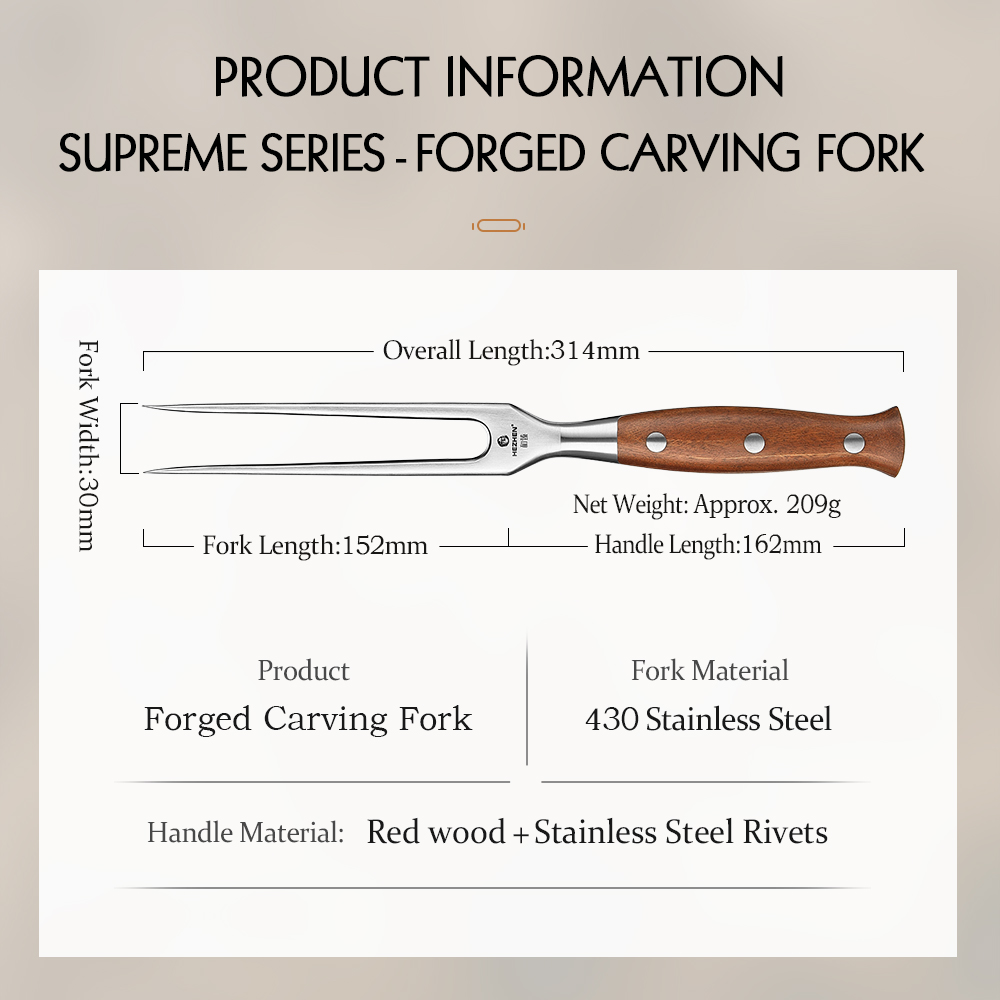 HEZHEN Barbecue Fork German St - Kitchen Gadgets Gift 评论和价格