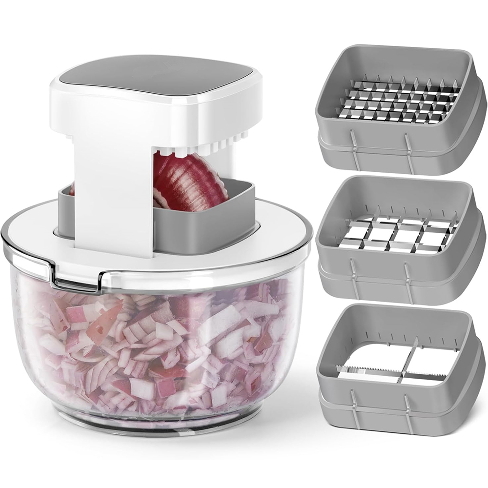 LMETJMA 3 in 1 Vegetable Chopp - Kitchen Gadgets Luxury 评论和价格