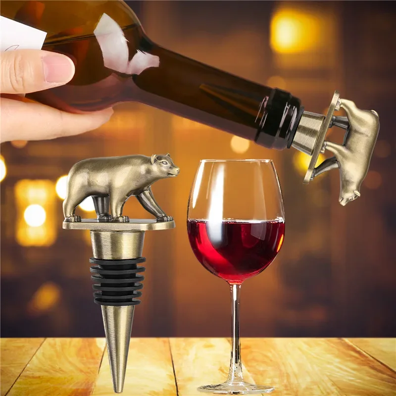 Portable Metal Bear Shape Wine - Kitchen Gadgets Club 评论和价格