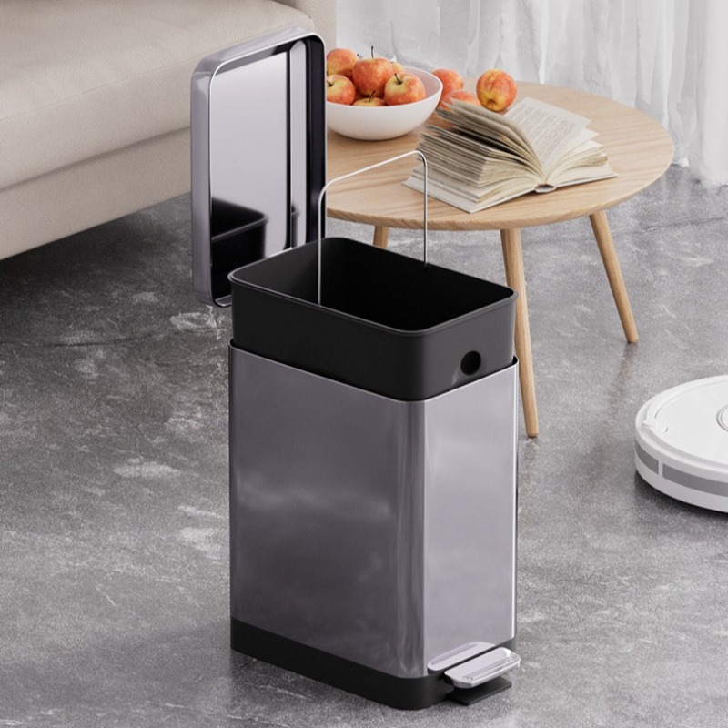 Stainless Steel Wastebin Luxur - Kitchen Gadgets Luxury 评论和价格