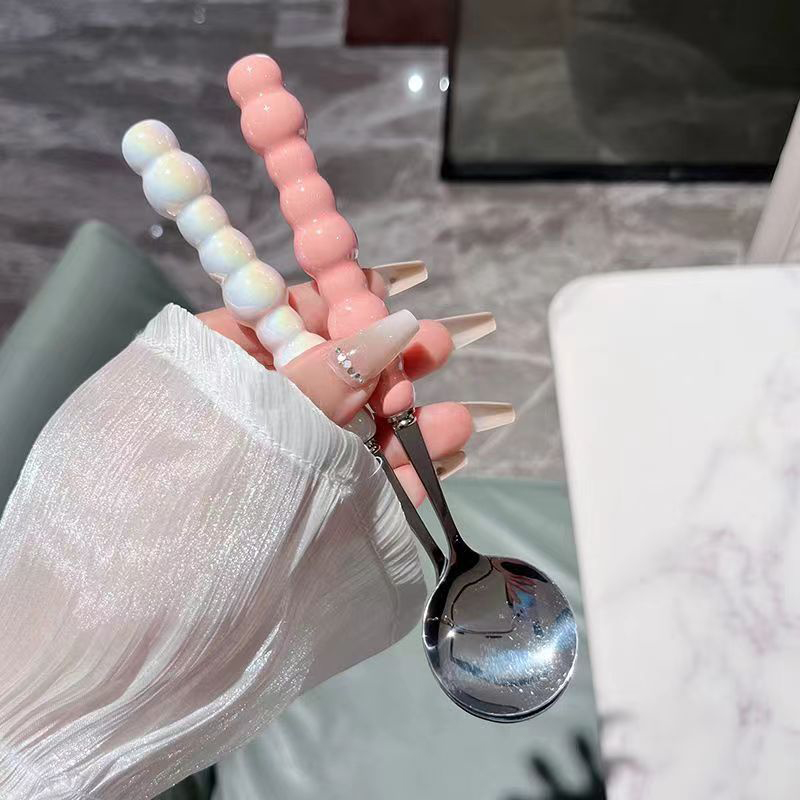 Pearl Handle Spoon Stainless S - Quirky Kitchen Gadgets 评论和价格