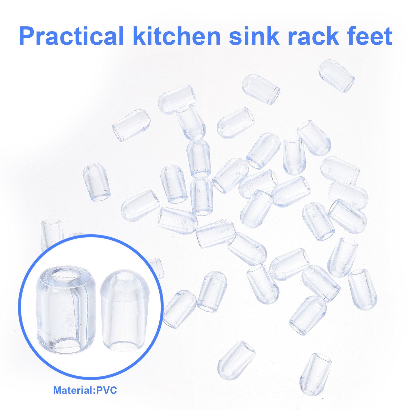 80Pcs Kitchen Sink Grid Feet P - Kitchen Gadgets Website 评论和价格