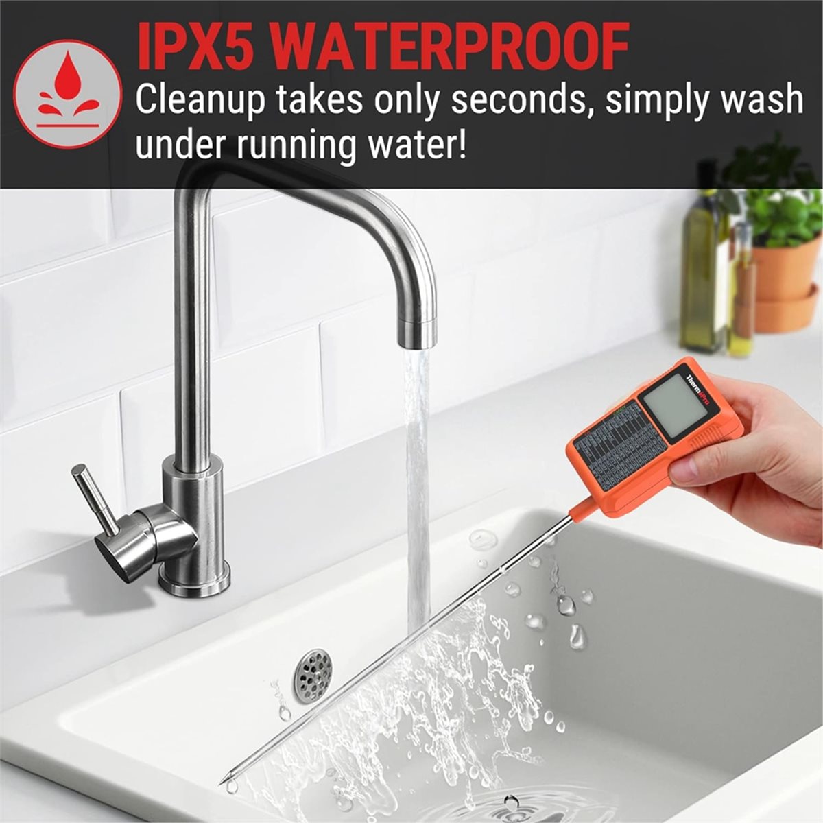 LNHF TP510 Waterproof Digital  - Instant Read Thermometer 评论和价格