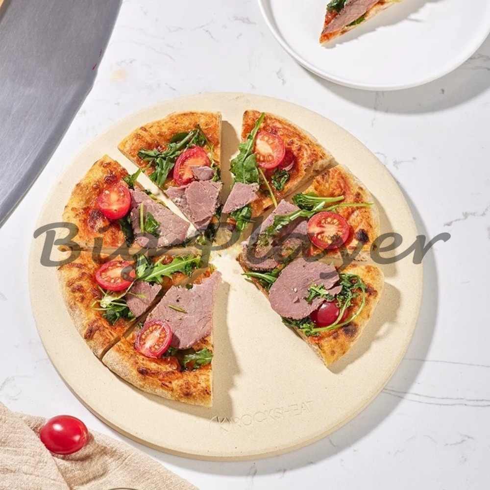 Food Grade Cordierite Pizza St - Pizza Stone Baking 评论和价格