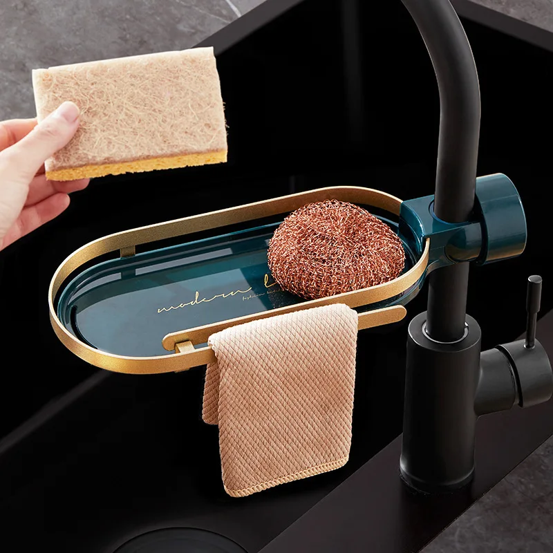 Light Luxury Faucet Storage Ra - Kitchen Gadgets Luxury 评论和价格