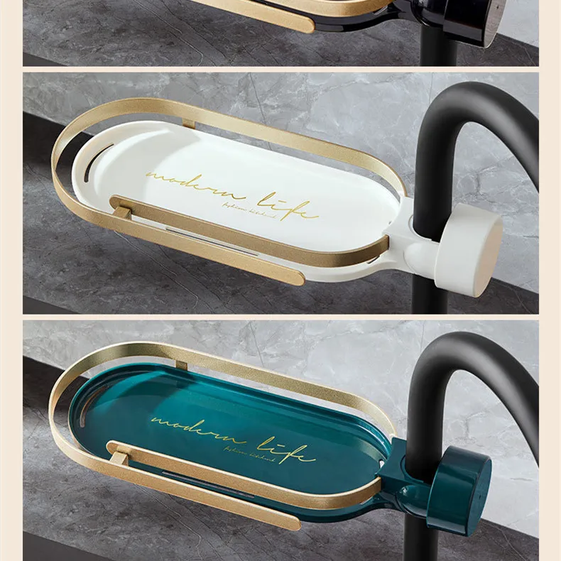 Light Luxury Faucet Storage Ra - Kitchen Gadgets Luxury 评论和价格