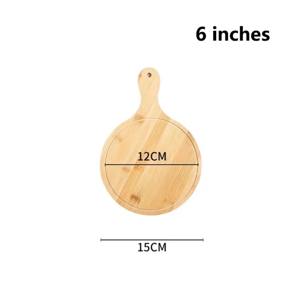 1Pcs Stone Cutting Bamboo Pizz - Pizza Stone Baking 评论和价格