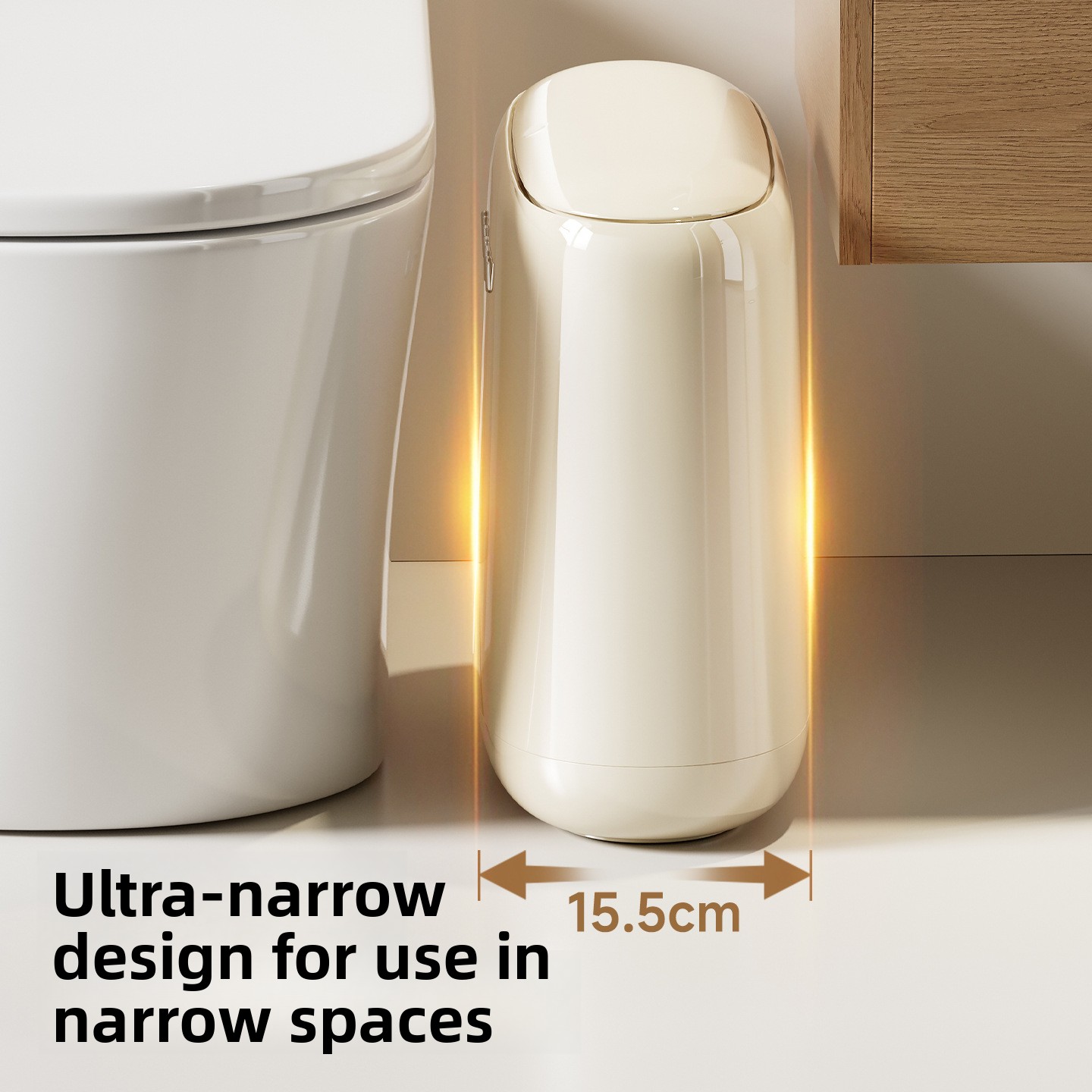 12L Trash Bin Narrow Gap Trash - Kitchen Gadgets Luxury 评论和价格