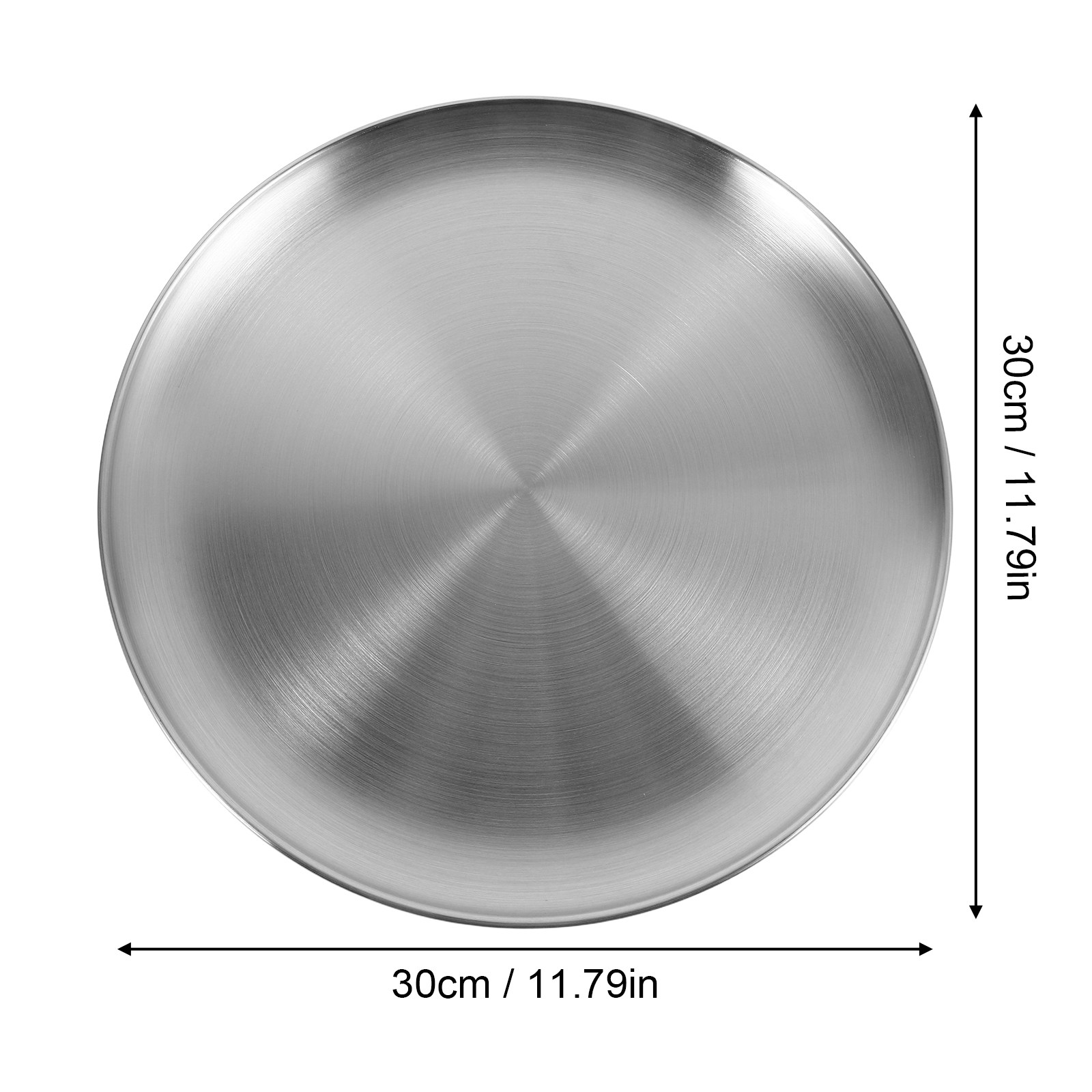 2Pcs Round Stainless Steel Piz - Pizza Stone Baking 评论和价格