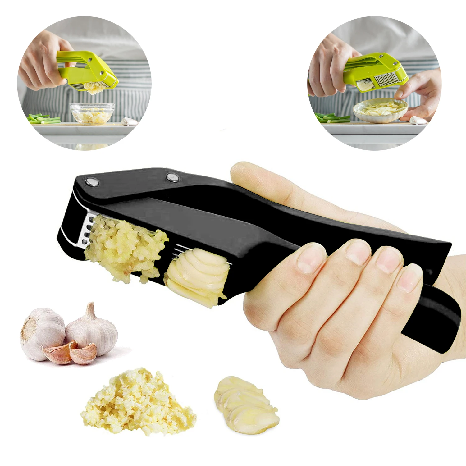 2 in 1 Garlic Ricer and Slicer - Kitchen Gadgets Gift 评论和价格