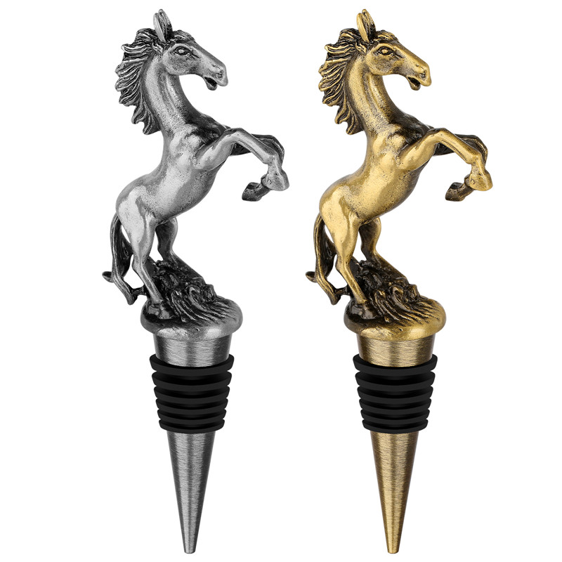 Creative Horse Shape Wine Stop - Kitchen Gadgets Club 评论和价格