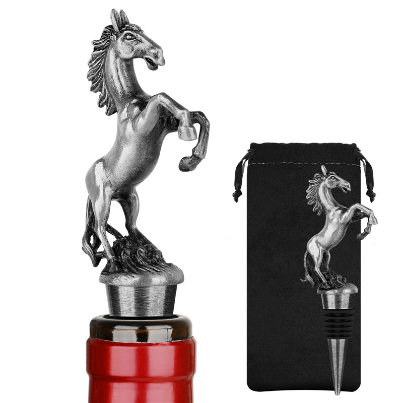 Creative Horse Shape Wine Stop - Kitchen Gadgets Club 评论和价格