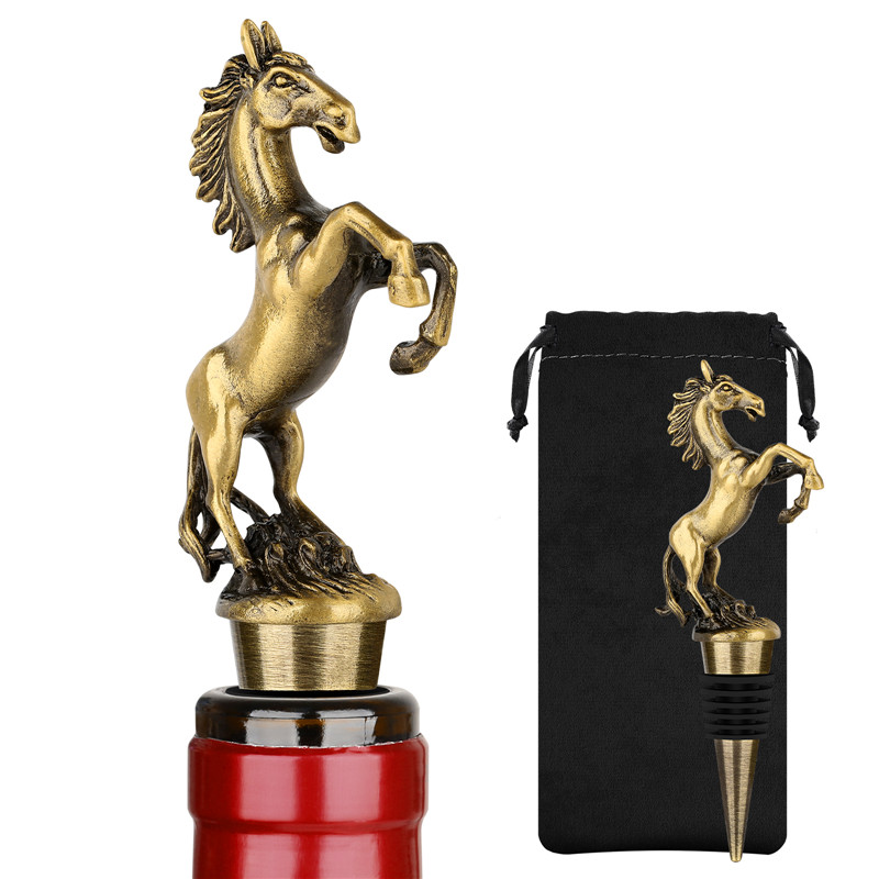 Creative Horse Shape Wine Stop - Kitchen Gadgets Club 评论和价格